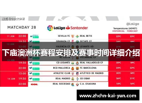 下庙澳洲杯赛程安排及赛事时间详细介绍
