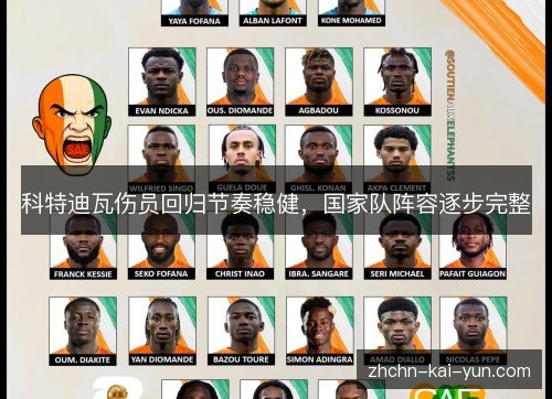 科特迪瓦伤员回归节奏稳健，国家队阵容逐步完整